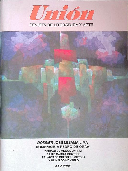 Union. Revista de literatura y arte. N. 44 ano XII, diciembre 2001 - copertina