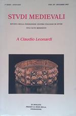 Studi Medievali. Anno XLIV Fasc. III Dicembre 2003. A Claudio Leonardi