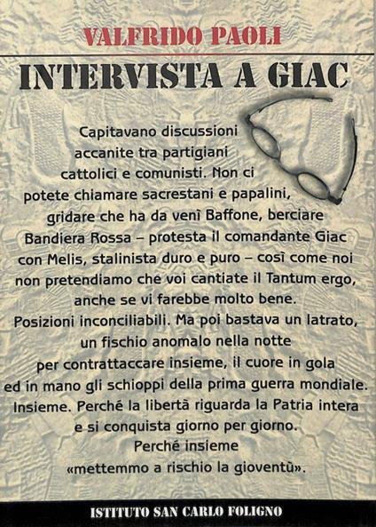 Intervista a Giac - Vincenzo Paoli - copertina