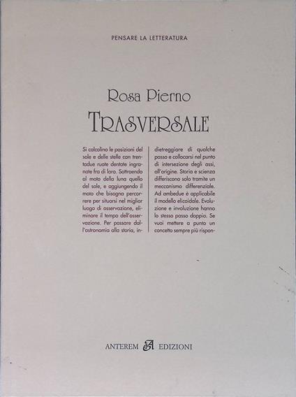 Trasversale - Rosa Pierno - copertina