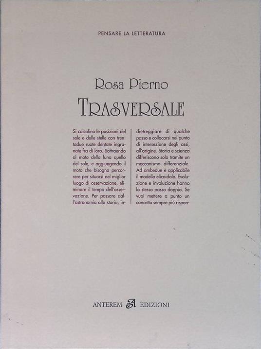 Trasversale - Rosa Pierno - copertina