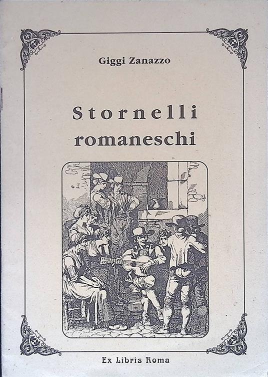 Stornelli romaneschi - Giggi Zanazzo - copertina