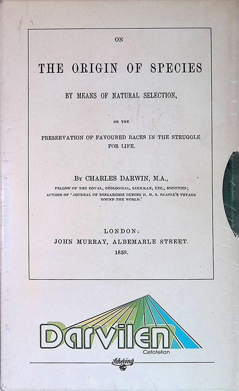 The origin of species by means of natural selection or the preservation of favoured races in the struggle for life. London, John Murray, 1859 - Charles Darwin - copertina