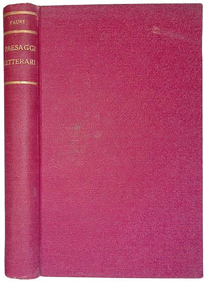 Paesaggi letterari - Gabriel Faure - copertina