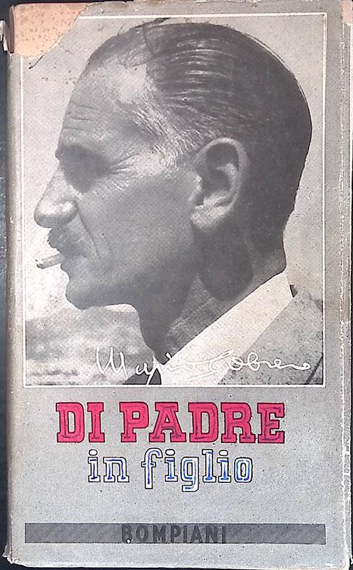Di padre in figlio - Mario Sobrero - copertina