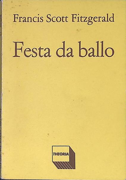 Festa da ballo - Francis Scott Fitzgerald - copertina
