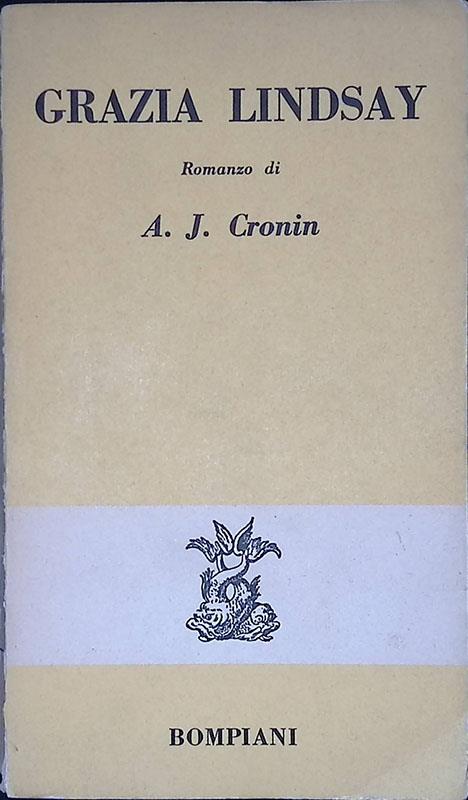 Grazia Lindsay - A. Joseph Cronin - copertina