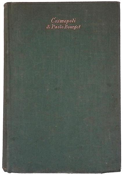 Cosmopoli - Paul Bourget - copertina