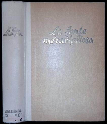La fonte meravigliosa - Ayn Rand - copertina