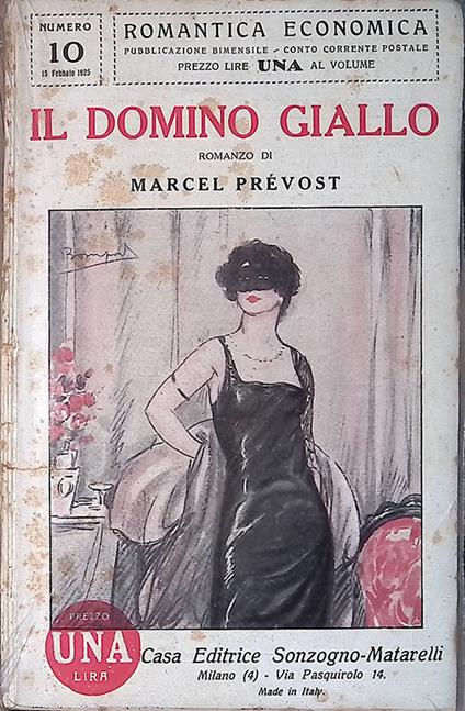 Il domino giallo - Marcel Prévost - copertina