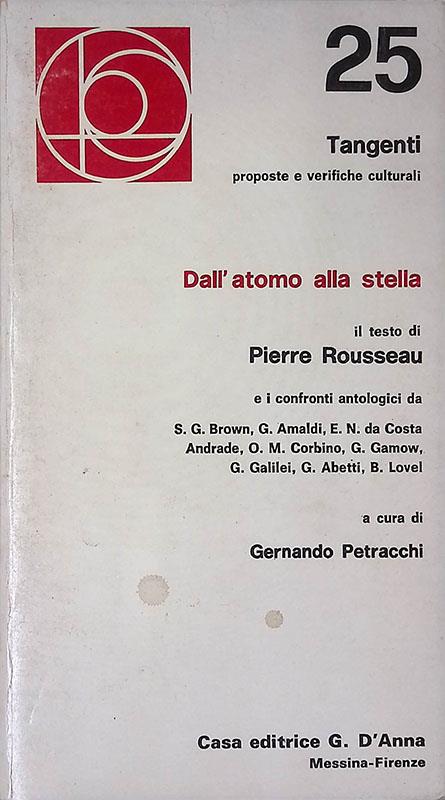 Dall'atomo alla stella - Pierre Rousseau - copertina