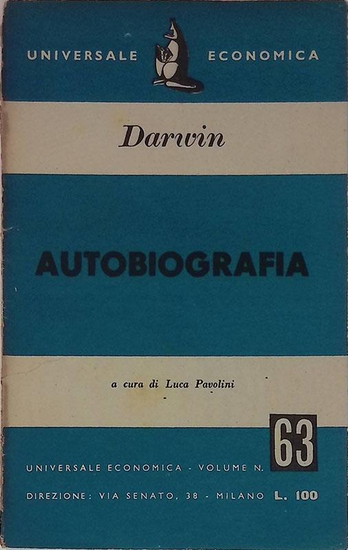 Autobiografia - Charles Darwin - copertina