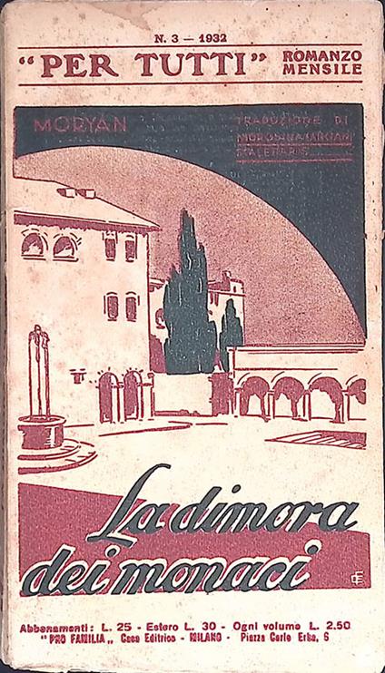 La dimora dei monaci - copertina