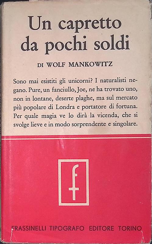 Un capretto da pochi soldi - copertina