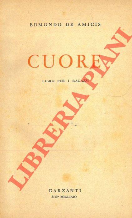 Cuore. Libro per i ragazzi - Edmondo De Amicis - copertina