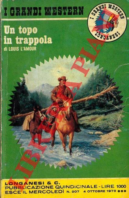 Un topo in trappola - Louis L'Amour - copertina
