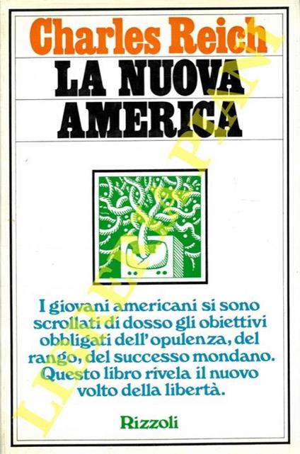 La nuova America - Charles Reich - copertina