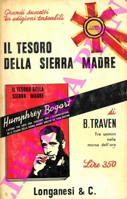 Il tesoro della Sierra Madre - B. Traven - copertina