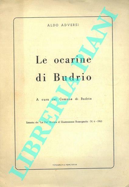 Le ocarine di Budrio - Aldo Adversi - copertina
