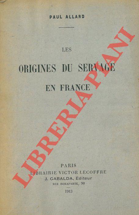 Les origines du servage en France