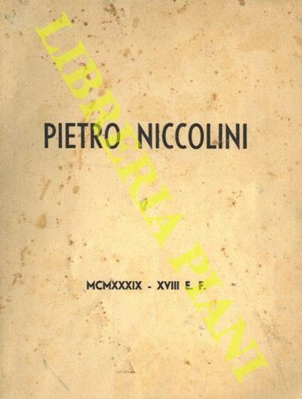 Pietro Niccolini - copertina
