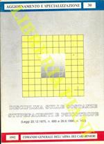 Disciplina sulle sostanze stupefacenti e psicotrope (Leggi 22.12.1975, n. 685 e 26.6.1990, n. 162)