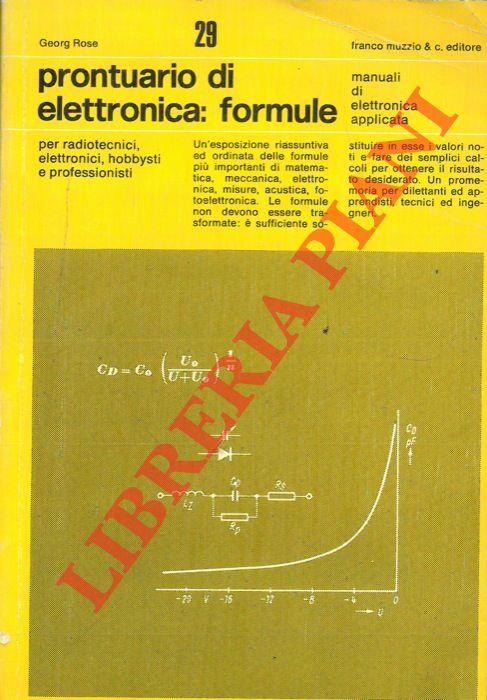 Prontuario di elettronica: formule