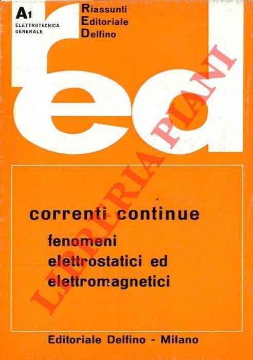Correnti continue, fenomeni elettrostatici ed elettromagnetici - copertina