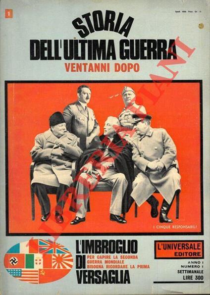 Storia dell'ultima guerra, Vent'anni dopo. Fascicoli 1-2-3-5-6-7-8-9-10 - copertina