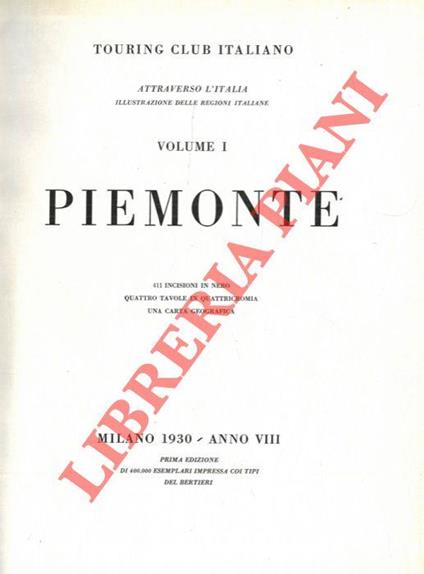 Piemonte. Liguria - copertina