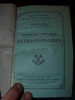 Nouvelles Histoires Extraordinaires par Edgar Poe traduction de Charles Baudelaire. Nouvelle Edtion