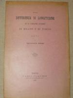 Sulla differenza di longitudine fra gli osservatori astronomici di Milano e di Torino