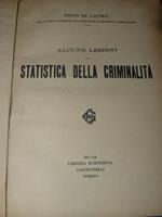 Alcune lezioni di statistica della criminalità