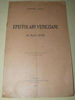 Epistolari Veneziani del secolo XVIII. Estratto dalla Rassegna Nazionale fasc. 16 settembre 1915