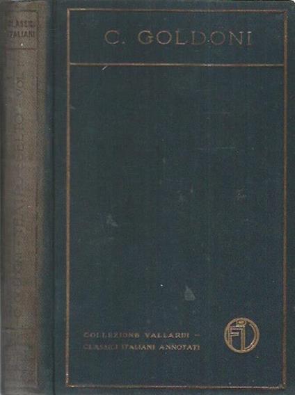 Teatro scelto - Carlo Goldoni - copertina