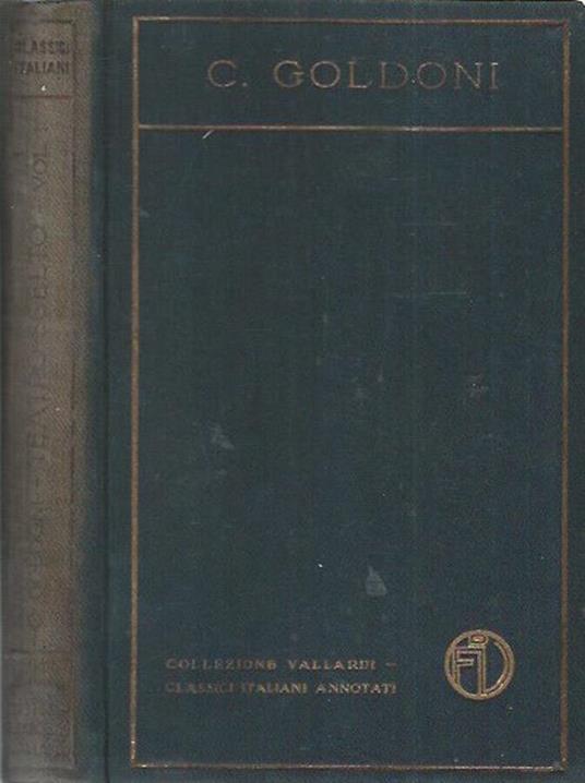 Teatro scelto - Carlo Goldoni - copertina