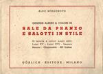 Grande album a colori di Sale da Pranzo e Salotti in Stile. 12 tavole a colori negli stili: Luigi XV - Luigi XVI - Impero - Barocco - Chippendale - 800 Inglese