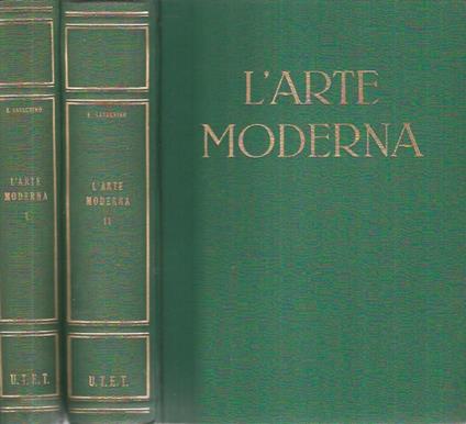 L' Arte Moderna - Volume I e Volume II - copertina