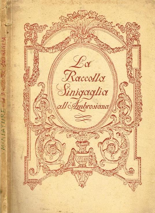 La raccolta Sinigaglia all'Ambrosiana - G. Morazzoni - copertina