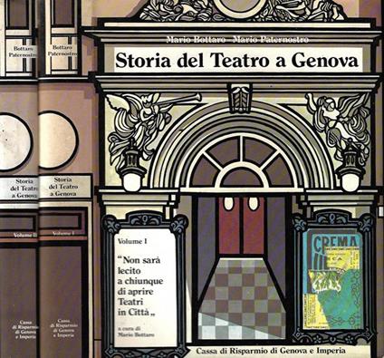 Storia del teatro a Genova - Mario Bottaro - copertina