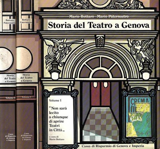 Storia del teatro a Genova - Mario Bottaro - copertina