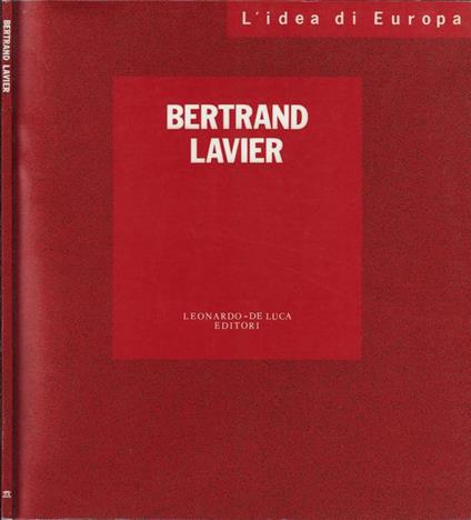 Bertrand Lavier - copertina