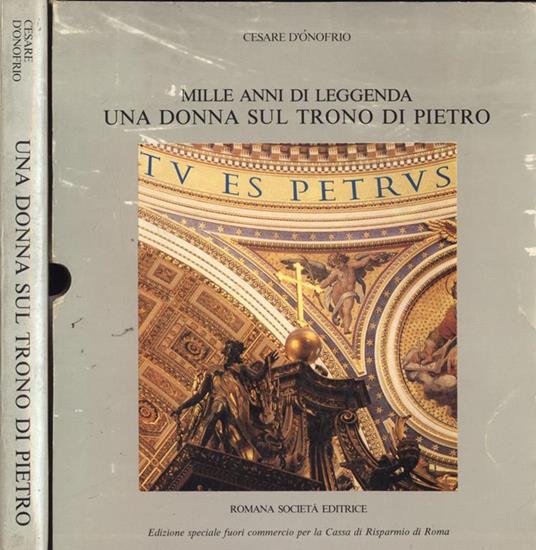 Una donna sul trono di Pietro - Cesare D'Onofrio - copertina