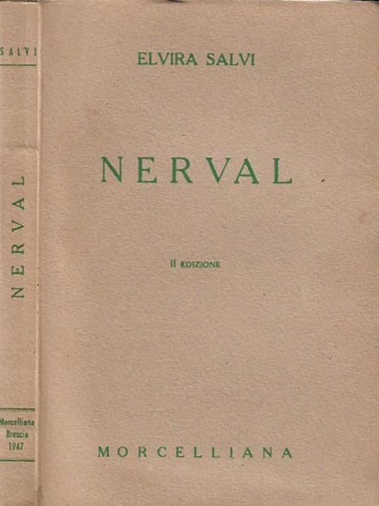 Gérard De Nerval - Elvira Salvi - copertina