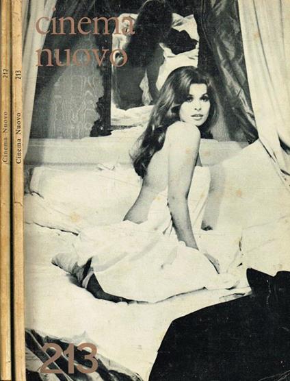 Cinema Nuovo. Rassegna bimestrale di cultura anno XX, 1971, n.212, 213 - Guido Aristarco - copertina