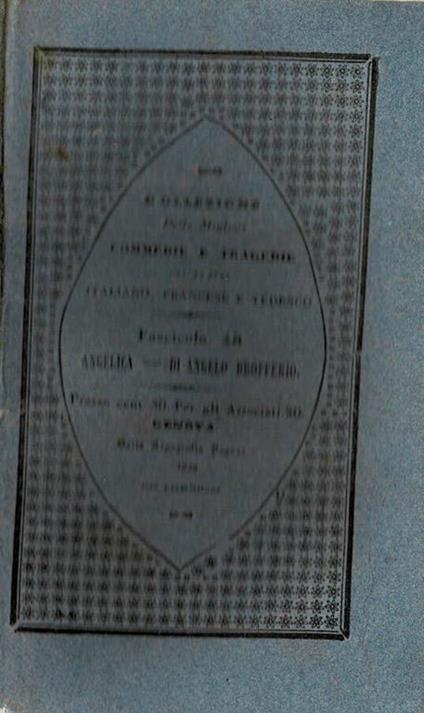Angelica - Angelo Brofferio - copertina