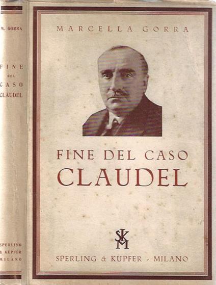 Fine del caso Claudel - Marcella Gorra - copertina