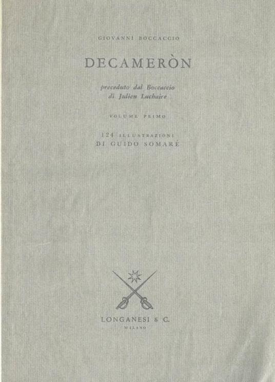 Decameron - Giovanni Boccaccio - copertina