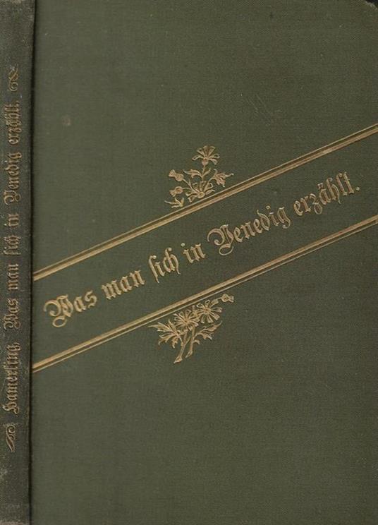 Was man sich in venedig erzählt - Robert Hamerling - copertina