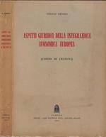 Aspetti giuridici della integrazione economica europea